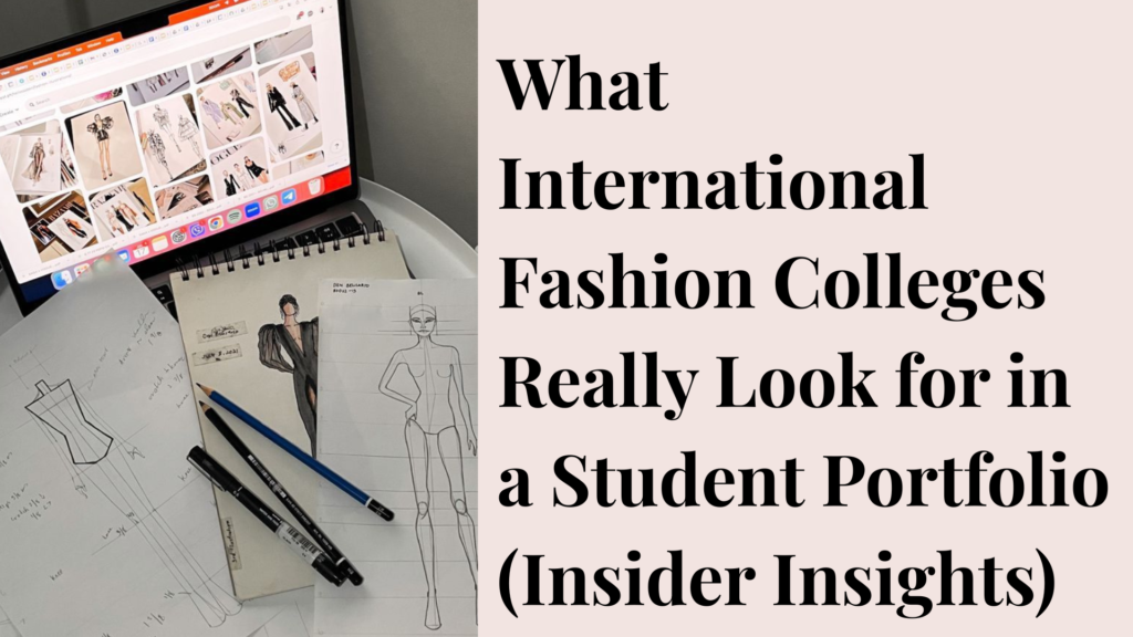 International fashion colleges, fashion portfolio coach